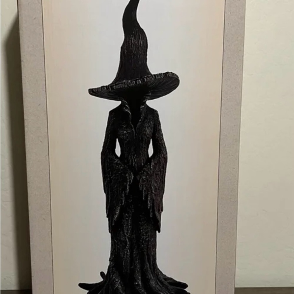 Cracker Barrel Black Witch Silhouette Sculpture